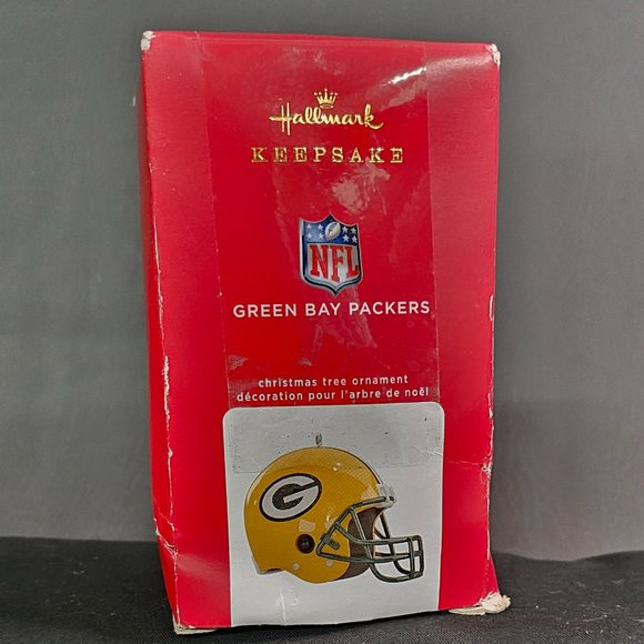 Green Bay Packers Magic Sound Helmet Hallmark Keepsake Christmas Ornament NIB - Picture 5 of 6